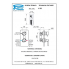 V | Unterputzmodul Vanity | Zwei-weg | Hebel mechanisch | gebürstetem Nickel Glanz