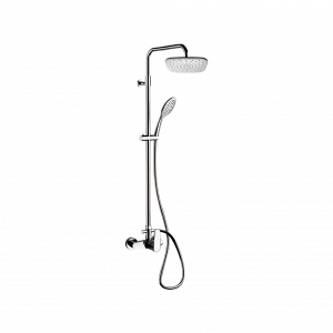 V | Dusch Set Vanity | Aufputz | Hebel | 200 x 200 mm | weiß matt