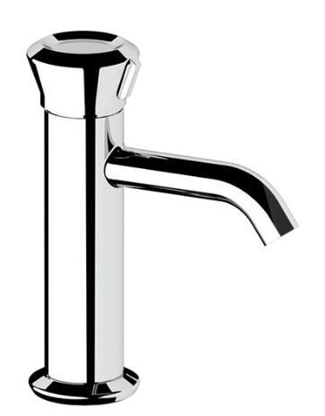 Waschtischarmatur Element | M | Hebel niedrig | gebürstetem Nickel Glanz