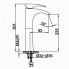 Waschtischarmatur CAE 770, hohe