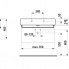 Waschtisch LIVING CITY 800 x 460 x 144 mm | weiß | mit der Öffnung für Armatur