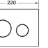 Platine des Steuer-WC-Moduls Loop Schiefer