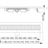 Bodenablaufrinne APZ101-550 Low