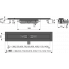 Bodenablaufrinne APZ1 | 750 | LOW | schwarz