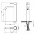 Waschtischarmatur Circulo | Standarmaturen | hohe | Chrom glänzend