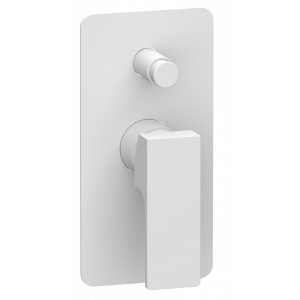 Unterputzmodul Zwei-weg | hebel | weiß matt | ABSOLUTE