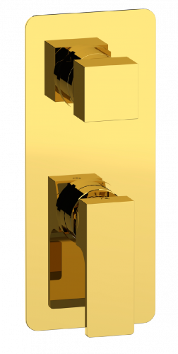 AU | Unterputzmodul Absolute | Zwei-weg | Hebel mechanisch | goldene Glanz