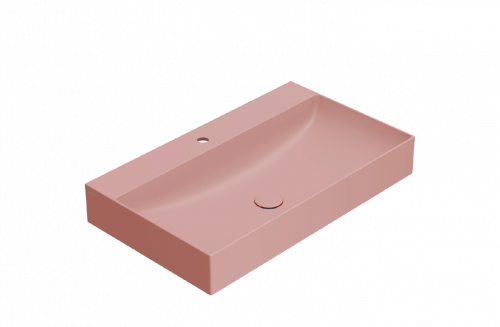 Waschbecken T-EDGE | 800x470x120 | Rosa matt