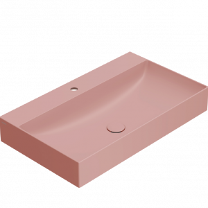 Waschbecken T-EDGE | 800x470x120 | Rosa matt