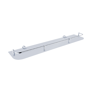 Ablage mit den Reling 60 cm | Chrom