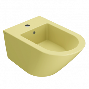 Bidet-hängend Forty3 | 570x360x290 mm | Senfgelb matt