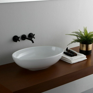Aufsatzwaschbecken BOAT 59 | 595 x 395 x 155 | Bianco | Weiß
