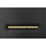Betätigungsplatte von WC-Modul Linka, schwarz/goldene Matte