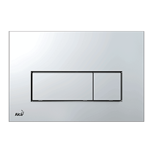 Betätigungsplatte von WC-Modul Alca M571 - Chrom, glänzend