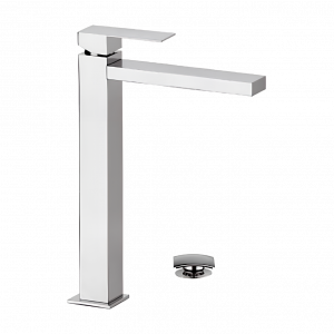 Waschtischarmatur Q-DESIGN | Standarmaturen | hohe | chrom Glanz