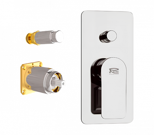 Verdecktes Modul INFINITY Zwei-Wege-Hebeloberteil | chrom Glanz