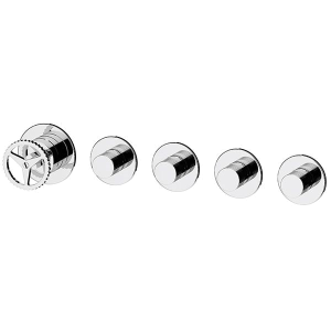 Unterputzmodul Chrono | O | 4-weg | gebürstetes Kupfer