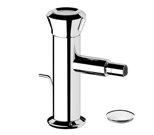 Bidetarmatur Element | Hebel, stehend | gebürstetem Nickel Glanz