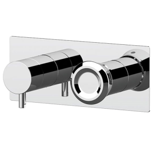 Unterputzmodul Element | Dreiweg | Hebel | gebürstetes Kupfer