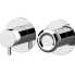 Unterputzmodul Element | O | Dreiweg | Hebel | gebürstetes Kupfer