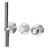 Wannen-/Brausebatterie Element | O | zweiweg | Hebel | chrom Glanz