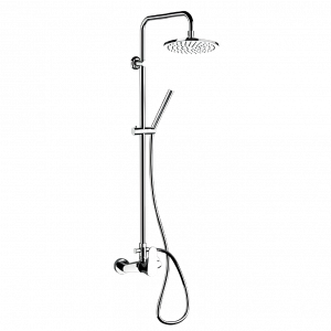 Dusch Set CLASIC LINE | Aufputz | Hebel | Ø 200 | weiß matt