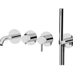 Wannen X Style | zweiweg | Hebel | gebürstetes Kupfer