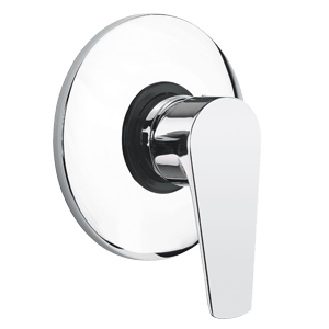 Unterputzmodul Ein-weg | Chrom Glanz | KING