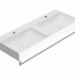 Doppelwaschbecken T-EDGE | 1200 x 470 x 120 | an der Tafel oder hängend | Backstein matt