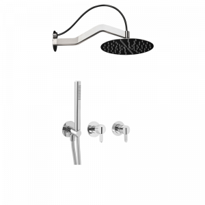 Dusch Set SWING, Unterputz, Hebel, Kopfbrause Ø300 | chrom