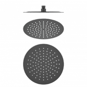 Duschkopf CIRCULO | aufhängbar | Ø 300 mm | ringförmig | schwarz matt