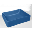 Waschtisch Slim | 600 x 380 x 130 mm | aufsatz | rechteckig | Blau matt