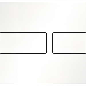 TECEsolid WC-Betätigungsplatte für Zweimengentechnik | weiß matt
