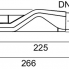 Siphon mit Ablauf in der Wand Drainline 67mm (0,5 l/s)