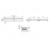 TECEdrainline Duschrinne, gerade, mit Wandaufkantung und Seal System Dichtband