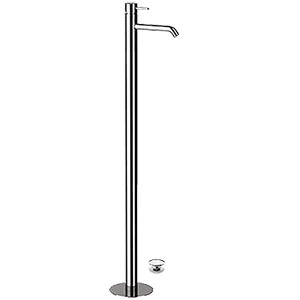 Freistehende Waschtischarmatur | hebel | Chrom Glanz | X STYLE