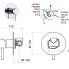 Unterputzmodul X STYLE | Einweg, Hebel | altes Messing Glanz