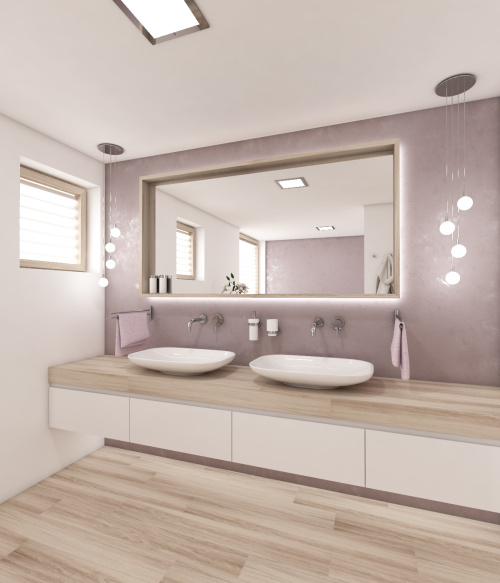 Natur Badezimmer Pink Perfecto Design